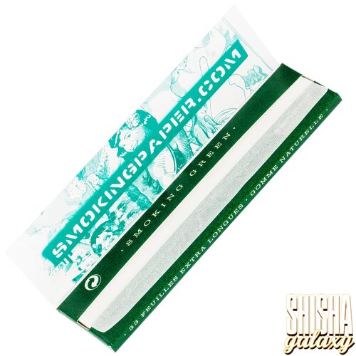 Smoking Smoking - Green - King Size - Ultra dünn - Zigarettenpapier (33 Blättchen)