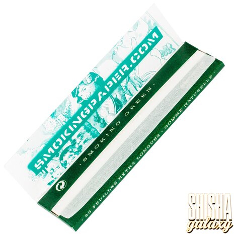 Smoking Smoking - Green - King Size - Ultra dünn - Zigarettenpapier (33 Blättchen) Smoking Smoking - Green - King Size - Ultra dünn - Zigarettenpapier (33 Blättchen)