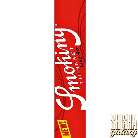 Smoking Smoking - Thinnest - King Size - Ultra dünn - Zigarettenpapier (33 Blättchen) Smoking Smoking - Thinnest - King Size - Ultra dünn - Zigarettenpapier (33 Blättchen)