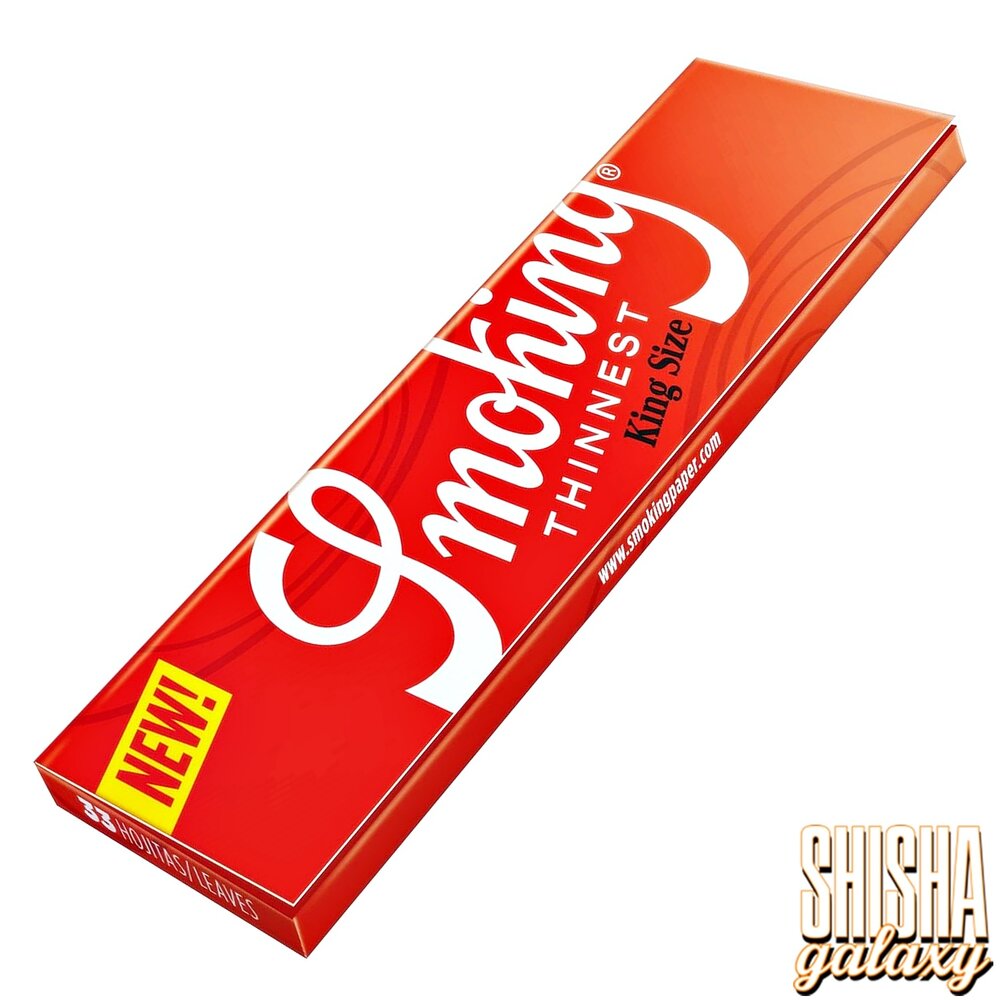 Smoking Smoking - Thinnest - King Size - Ultra dünn - Zigarettenpapier (33 Blättchen) Smoking Smoking - Thinnest - King Size - Ultra dünn - Zigarettenpapier (33 Blättchen)