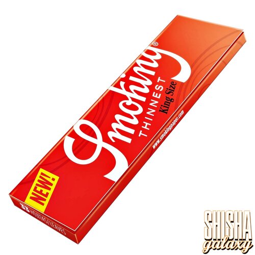 Smoking Smoking - Thinnest - King Size - Ultra dünn - Zigarettenpapier (33 Blättchen)