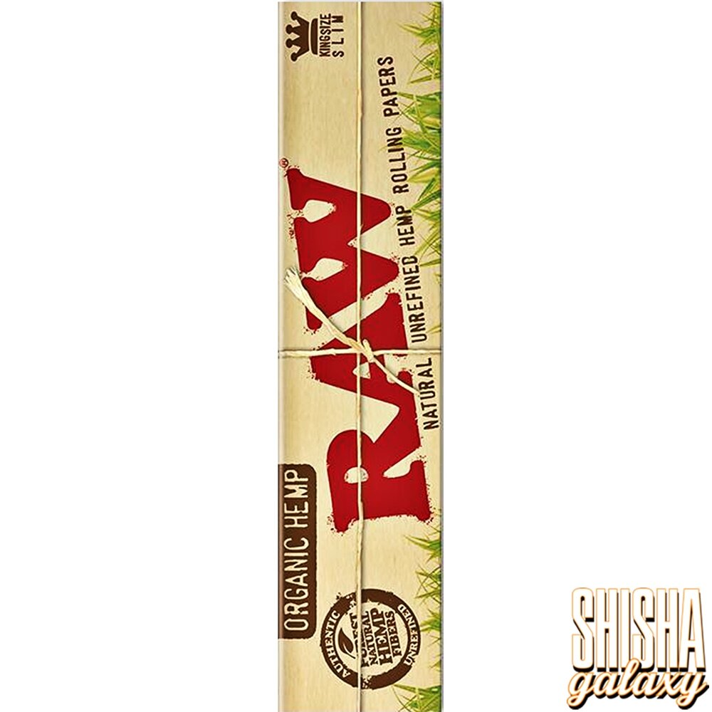 Raw RAW - Organic Hemp - King Size Slim - Extra Fine - Zigarettenpapier (32 Blättchen)