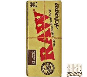 Raw Artesano - Classic - King Size Slim + Tips + Tray - Extra Fine - Zigarettenpapier (32 Blättchen + 32 Tips + 1 Tray) Raw Artesano - Classic - King Size Slim + Tips + Tray - Extra Fine - Zigarettenpapier (32 Blättchen + 32 Tips + 1 Tray)