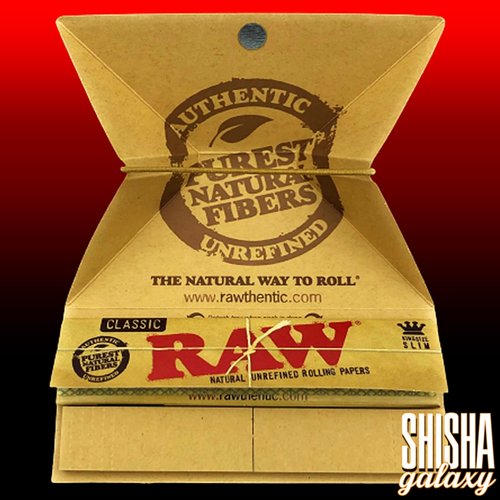 Raw RAW - Artesano - Classic - King Size Slim + Tips + Tray - Extra Fine - Zigarettenpapier (32 Blättchen + 32 Tips + 1 Tray)