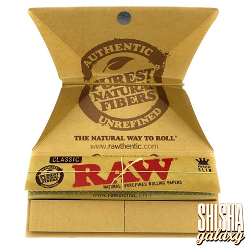 Raw RAW - Artesano - Classic - King Size Slim + Tips + Tray - Extra Fine - Zigarettenpapier (32 Blättchen + 32 Tips + 1 Tray)