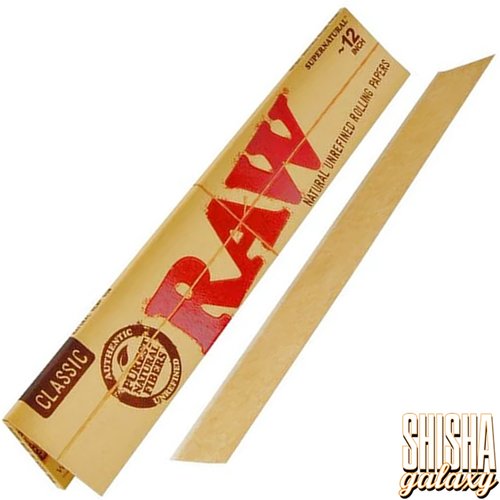 Raw RAW - Classic - Huge - Supernatural - XXL - 12 Inch - Extra Fine - Zigarettenpapier (20 Blättchen)