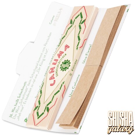 Canuma Canuma - Bambusblättchen - King Size - Classic - Zigarettenpapier (32 Blättchen + 32 Tips)