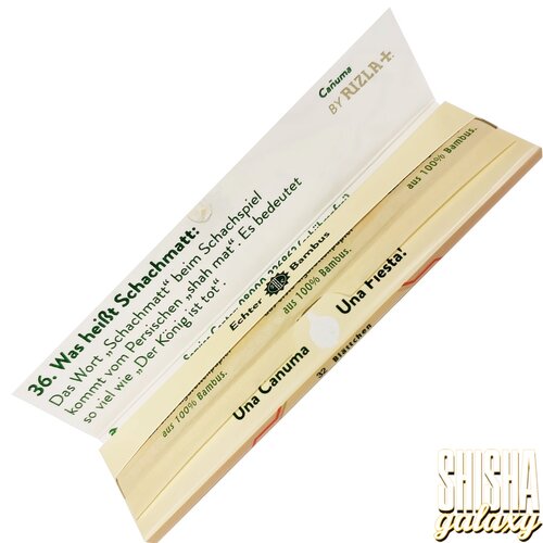 Canuma Canuma - Bambusblättchen - King Size - Classic - Zigarettenpapier (32 Blättchen)
