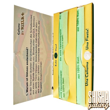 Canuma Canuma - Hanfblättchen - Kurz - Classic - Zigarettenpapier (100 Blättchen) Canuma Canuma - Hanfblättchen - Kurz - Classic - Zigarettenpapier (100 Blättchen)