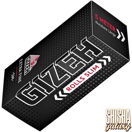 Gizeh Gizeh - Black - Rolls Slim - Extra Fine - 5 Meter - Endlospaper Gizeh Gizeh - Black - Rolls Slim - Extra Fine - 5 Meter - Endlospaper