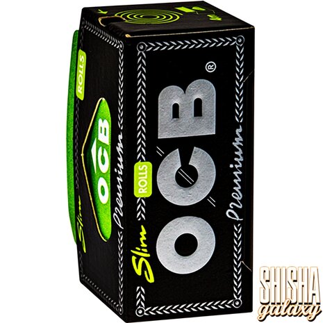 OCB OCB - Schwarz - Premium - Slim Rolls - Extra dünn - 4 Meter - Endlospaper OCB OCB - Schwarz - Premium - Slim Rolls - Extra dünn - 4 Meter - Endlospaper