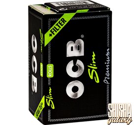 OCB Schwarz - Premium - Slim Rolls - Extra dünn - 4 Meter + 24 Tips - Endlospaper OCB Schwarz - Premium - Slim Rolls - Extra dünn - 4 Meter + 24 Tips - Endlospaper