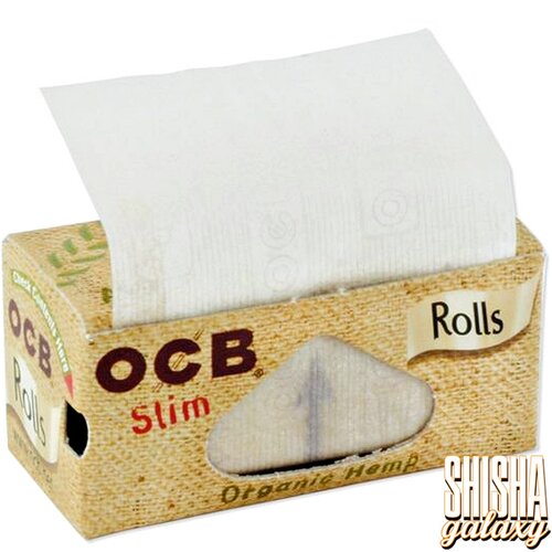 OCB OCB - Organic Hemp - Slim Rolls - Ultra dünn - 4 Meter - Endlospaper