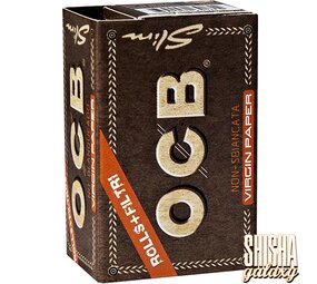 OCB Virgin - Slim Rolls - Ultra dünn - 4 Meter + 40 Tips - Endlospaper OCB Virgin - Slim Rolls - Ultra dünn - 4 Meter + 40 Tips - Endlospaper