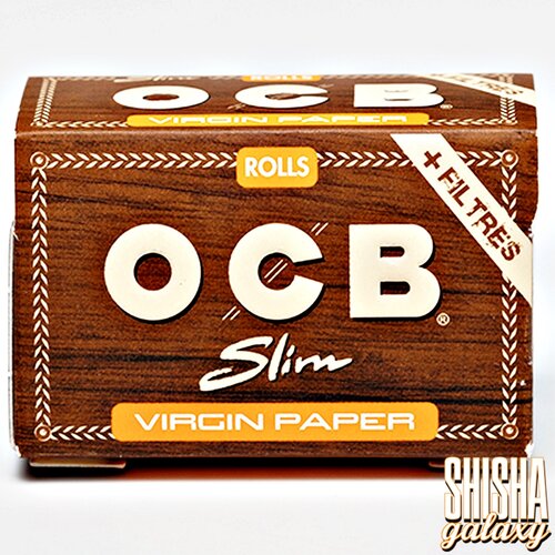 OCB OCB - Virgin - Slim Rolls - Ultra dünn - 4 Meter + 40 Tips - Endlospaper