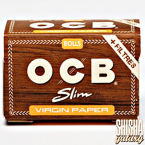 OCB OCB - Virgin - Slim Rolls - Ultra dünn - 4 Meter + 40 Tips - Endlospaper OCB OCB - Virgin - Slim Rolls - Ultra dünn - 4 Meter + 40 Tips - Endlospaper