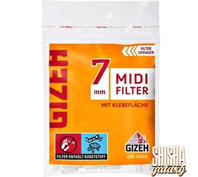 Gizeh Midi Filter + Klebefläche - Ø 7 mm - 100 Stück - Eindrehfilter Gizeh Midi Filter + Klebefläche - Ø 7 mm - 100 Stück - Eindrehfilter
