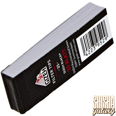 Gizeh Gizeh - Black - Slim - Filter Tips - 35 Tips Gizeh Gizeh - Black - Slim - Filter Tips - 35 Tips