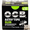 OCB OCB - Black - Premium - Activ Tips - Slim - Ø 7 mm - 50 Stück - Aktivkohlefilter OCB OCB - Black - Premium - Activ Tips - Slim - Ø 7 mm - 50 Stück - Aktivkohlefilter