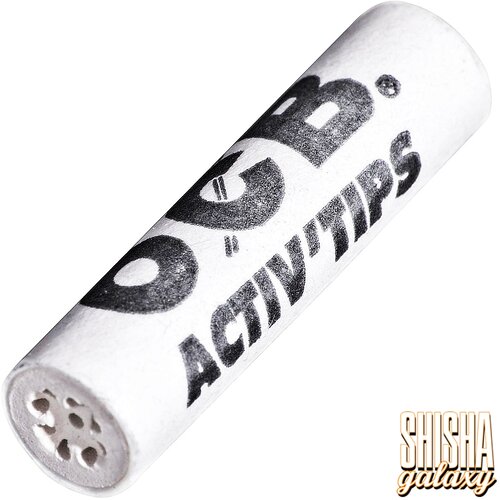 OCB OCB - Black - Premium - Activ Tips - Slim - Ø 7 mm - 10 Stück - Aktivkohlefilter