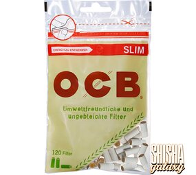 OCB Organic Hemp - Filter - Slim - Ø 6 mm - 120 Stück - Eindrehfilter OCB Organic Hemp - Filter - Slim - Ø 6 mm - 120 Stück - Eindrehfilter