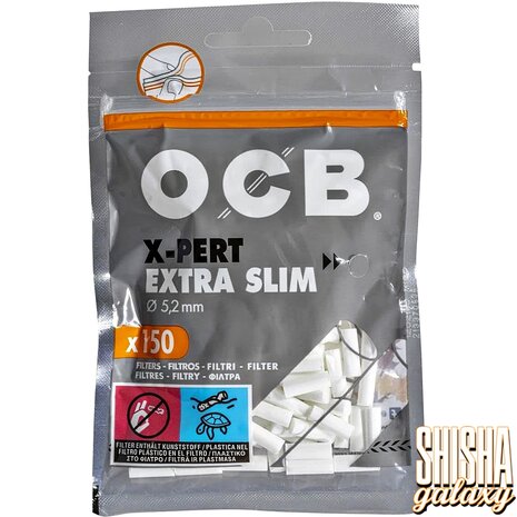 OCB OCB - X-Pert - Extra Slim - Ø 5,2 mm - 150 Stück - Eindrehfilter OCB OCB - X-Pert - Extra Slim - Ø 5,2 mm - 150 Stück - Eindrehfilter