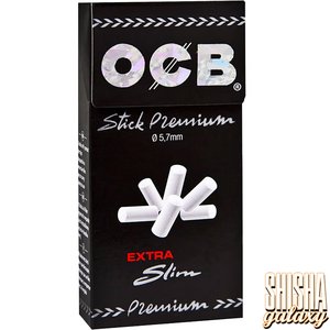 OCB Premium - Filter Sticks - Extra Slim - Ø 5,7 mm - 120 Stück - Eindrehfilter