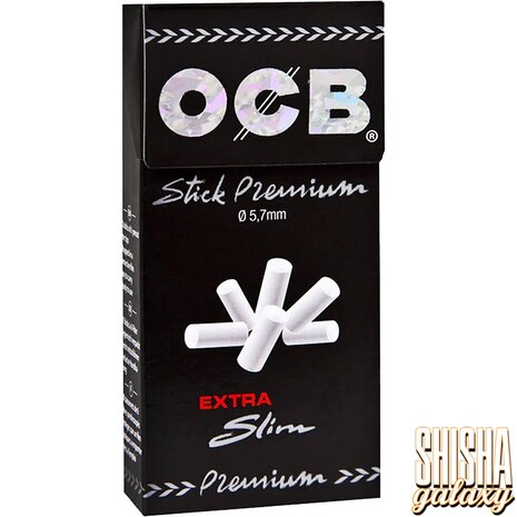 OCB OCB - Premium - Filter Sticks - Extra Slim - Ø 5,7 mm - 120 Stück - Eindrehfilter OCB OCB - Premium - Filter Sticks - Extra Slim - Ø 5,7 mm - 120 Stück - Eindrehfilter