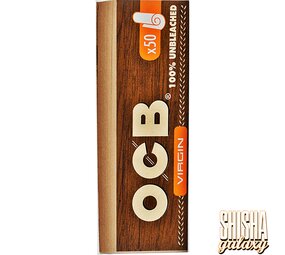 OCB Virgin - Unbleached - Filter Tips - 50 Tips OCB Virgin - Unbleached - Filter Tips - 50 Tips