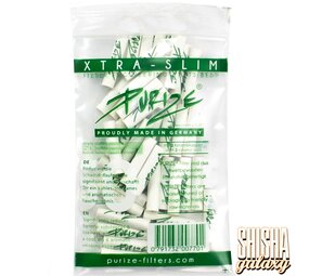 Purize Weiß - Xtra Slim - Ø 5,9 mm - 50 Stück - Aktivkohlefilter Purize Weiß - Xtra Slim - Ø 5,9 mm - 50 Stück - Aktivkohlefilter