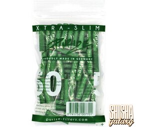Purize Grün - Xtra Slim - Ø 5,9 mm - 50 Stück - Aktivkohlefilter Purize Grün - Xtra Slim - Ø 5,9 mm - 50 Stück - Aktivkohlefilter