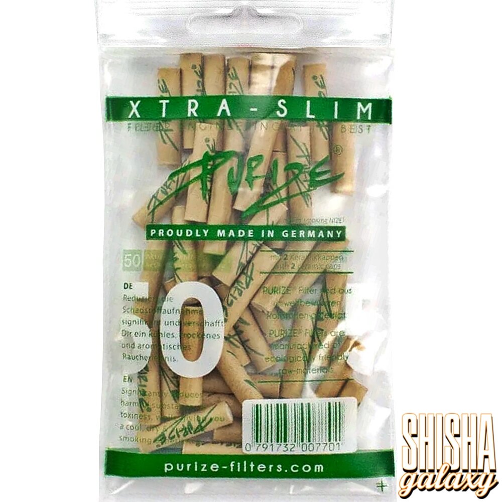 Purize Purize - Organic - Xtra Slim - Ø 5,9 mm - 50 Stück - Aktivkohlefilter Purize Purize - Organic - Xtra Slim - Ø 5,9 mm - 50 Stück - Aktivkohlefilter
