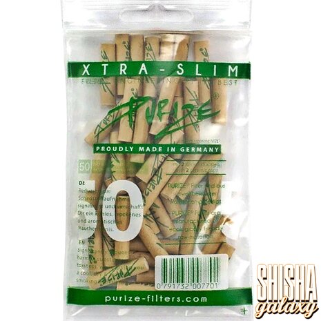Purize Purize - Organic - Xtra Slim - Ø 5,9 mm - 50 Stück - Aktivkohlefilter Purize Purize - Organic - Xtra Slim - Ø 5,9 mm - 50 Stück - Aktivkohlefilter