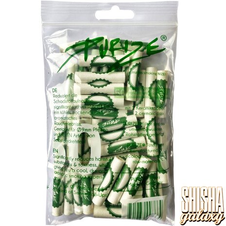 Purize Purize - Weiß - Regular Size - Ø 8,3 mm - 50 Stück - Aktivkohlefilter