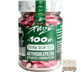 Purize Pink - Xtra Slim Size - Ø 5,9 mm - 100 Stück - Aktivkohlefilter Purize Pink - Xtra Slim Size - Ø 5,9 mm - 100 Stück - Aktivkohlefilter