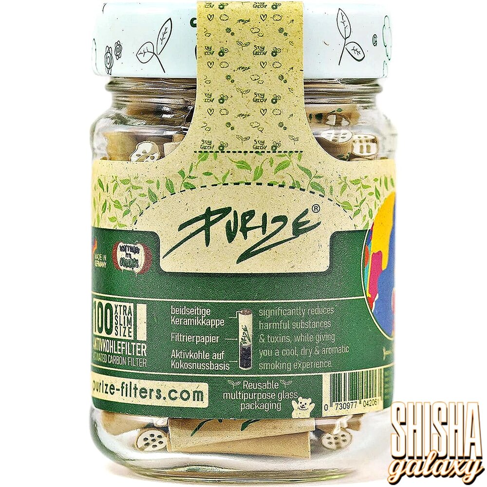 Purize Purize - Organic - Xtra Slim Size - Ø 5,9 mm - 100 Stück - Aktivkohlefilter Purize Purize - Organic - Xtra Slim Size - Ø 5,9 mm - 100 Stück - Aktivkohlefilter