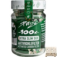 Grün - Xtra Slim Size - Ø 5,9 mm - 100 Stück - Aktivkohlefilter