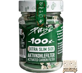 Purize Grün - Xtra Slim Size - Ø 5,9 mm - 100 Stück - Aktivkohlefilter Purize Grün - Xtra Slim Size - Ø 5,9 mm - 100 Stück - Aktivkohlefilter