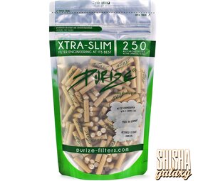 Purize Organic - Xtra Slim Size - Ø 5,9 mm - 250 Stück - Aktivkohlefilter Purize Organic - Xtra Slim Size - Ø 5,9 mm - 250 Stück - Aktivkohlefilter