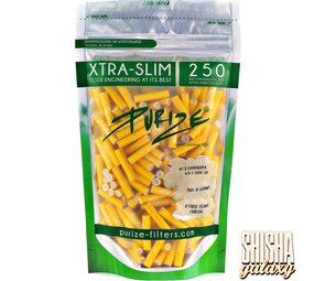 Purize Gelb - Xtra Slim Size - Ø 5,9 mm - 250 Stück - Aktivkohlefilter Purize Gelb - Xtra Slim Size - Ø 5,9 mm - 250 Stück - Aktivkohlefilter