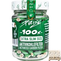 Weiß - Xtra Slim Size - Ø 5,9 mm - 100 Stück - Aktivkohlefilter