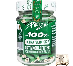 Purize Weiß - Xtra Slim Size - Ø 5,9 mm - 100 Stück - Aktivkohlefilter Purize Weiß - Xtra Slim Size - Ø 5,9 mm - 100 Stück - Aktivkohlefilter