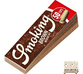 Smoking Brown - Medium - Filter Tips - 50 Tips Smoking Brown - Medium - Filter Tips - 50 Tips