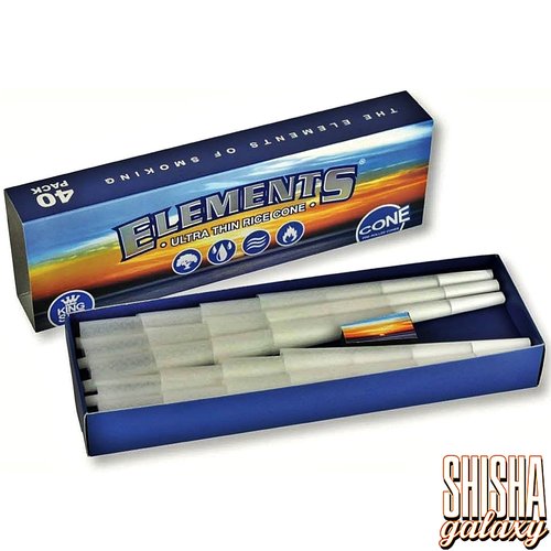 Elements Elements - King Size - Ultra Thin - 109 mm - Cones - 40 Stück