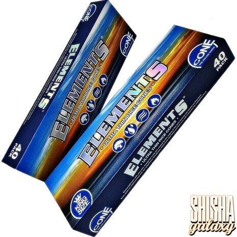 Elements Elements - King Size - Ultra Thin - 109 mm - Cones - 40 Stück Elements Elements - King Size - Ultra Thin - 109 mm - Cones - 40 Stück