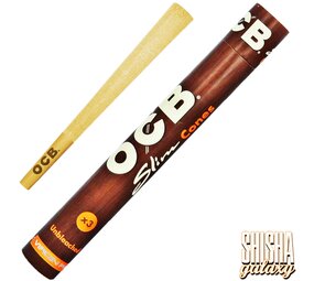 OCB Virgin - Unbleached - Slim - King Size - 109 mm - Cones - 3 Stück OCB Virgin - Unbleached - Slim - King Size - 109 mm - Cones - 3 Stück