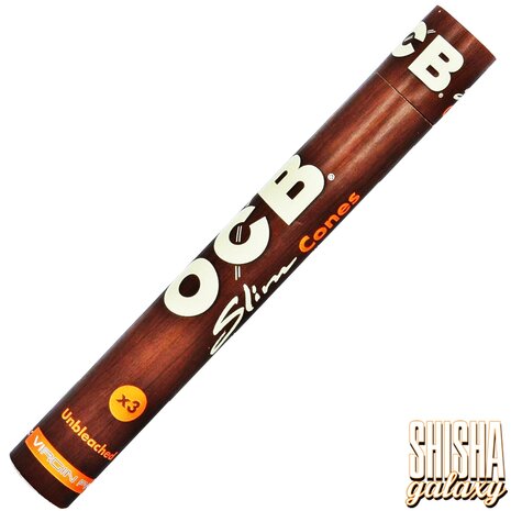 OCB OCB - Virgin - Unbleached - Slim - King Size - 109 mm - Cones - 3 Stück OCB OCB - Virgin - Unbleached - Slim - King Size - 109 mm - Cones - 3 Stück