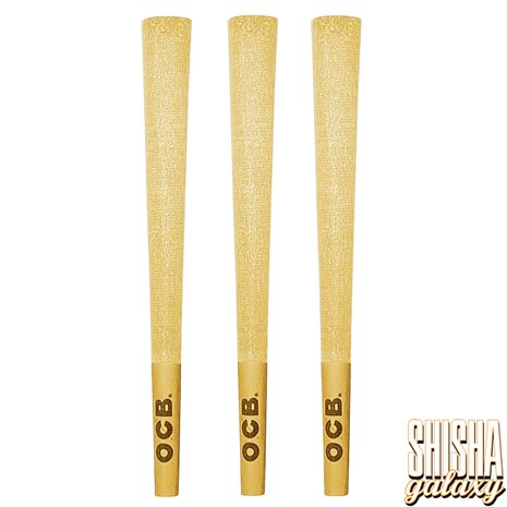 OCB OCB - Virgin - Unbleached - Slim - King Size - 109 mm - Cones - 3 Stück OCB OCB - Virgin - Unbleached - Slim - King Size - 109 mm - Cones - 3 Stück