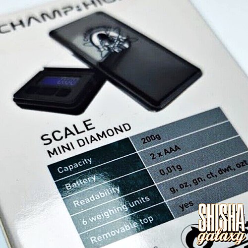 High Champ High Champ - Scale Mini Diamond - 0,01g bis 200g - Digitalwaage inkl. Batterien