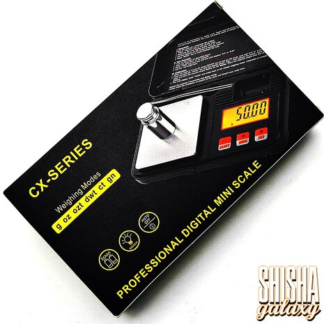 CX-Series CX-Series - CX Professional Mini - 0,001g bis 50g - Digitalwaage inkl. Batterien, Pinzette & Kalibriergewicht 50g + verschiedene Einheiten wählbar CX-Series CX-Series - CX Professional Mini - 0,001g bis 50g - Digitalwaage inkl. Batterien, Pinzette & Kalibriergewicht 50g + verschiedene Einheiten wählbar